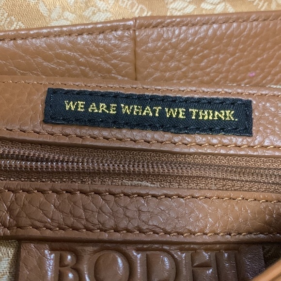 BODHI  LUGGAGE Brown with gold hardware LEATHER - Picture 9 of 9